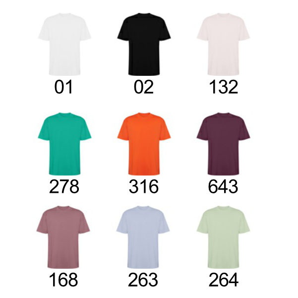 colores camisetas oversize