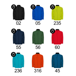 colores chaqueta softshell personalizada