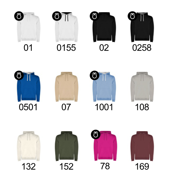 aun mas colores de sudaderas