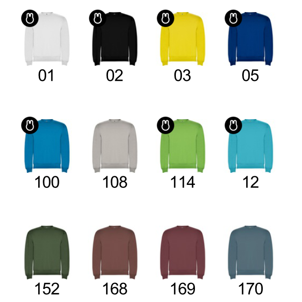 colores de sudaderas sin