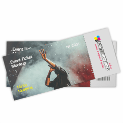 entradas y tickets numerados