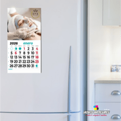 foto de un iman calendario de nevera