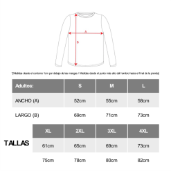 tabla tallas polares