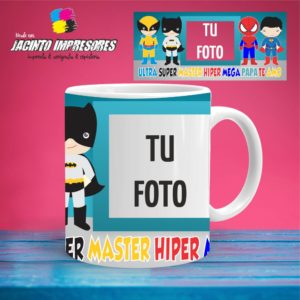 Taza padre héroes
