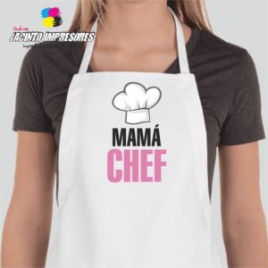 delantal mamá chef
