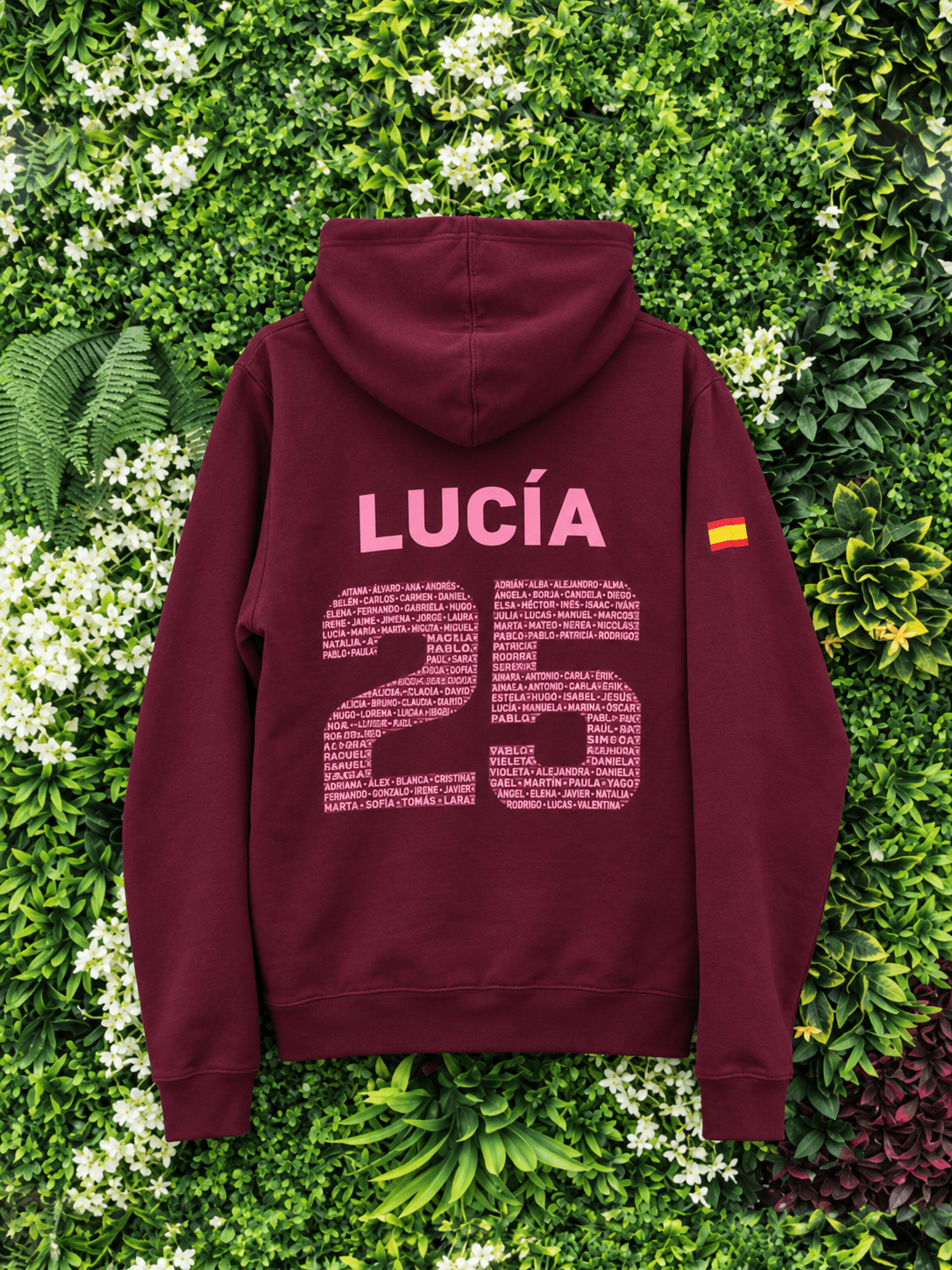 Sudadera promoción azul personalizada