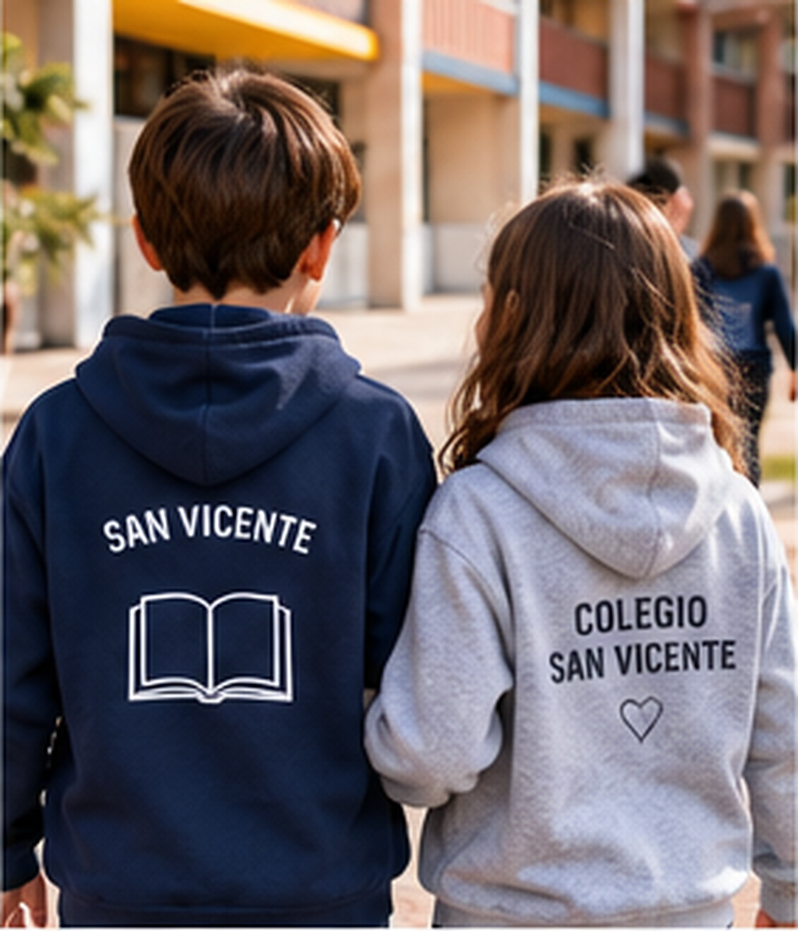 Sudaderas personalizadas para colegios
