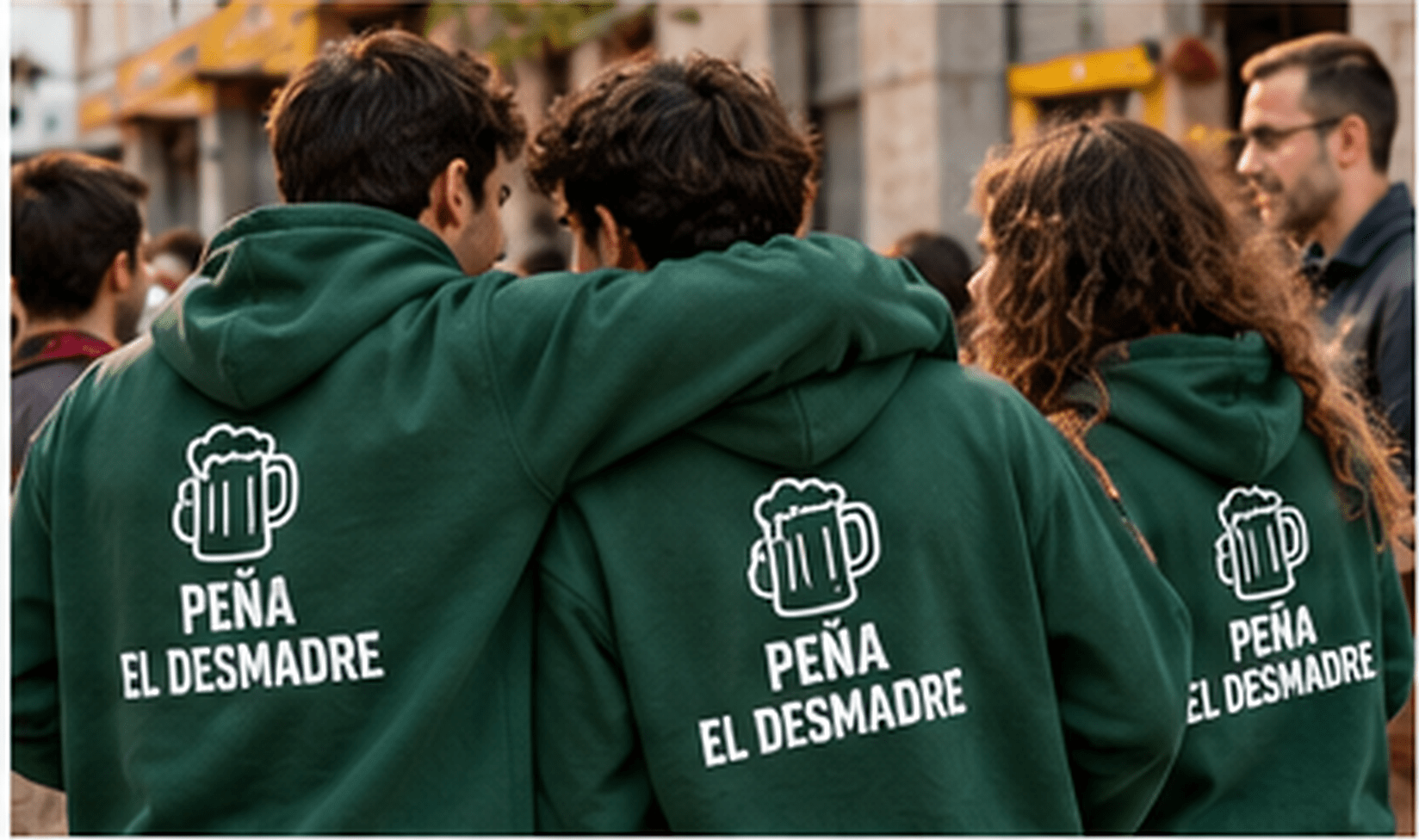 Sudaderas personalizadas para peñas y grupos de amigos